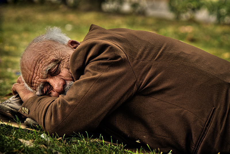 sleeping on Street I