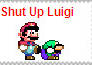Shut Up Luigi Stamp