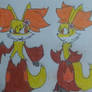 A Delphox girl I made in 2016