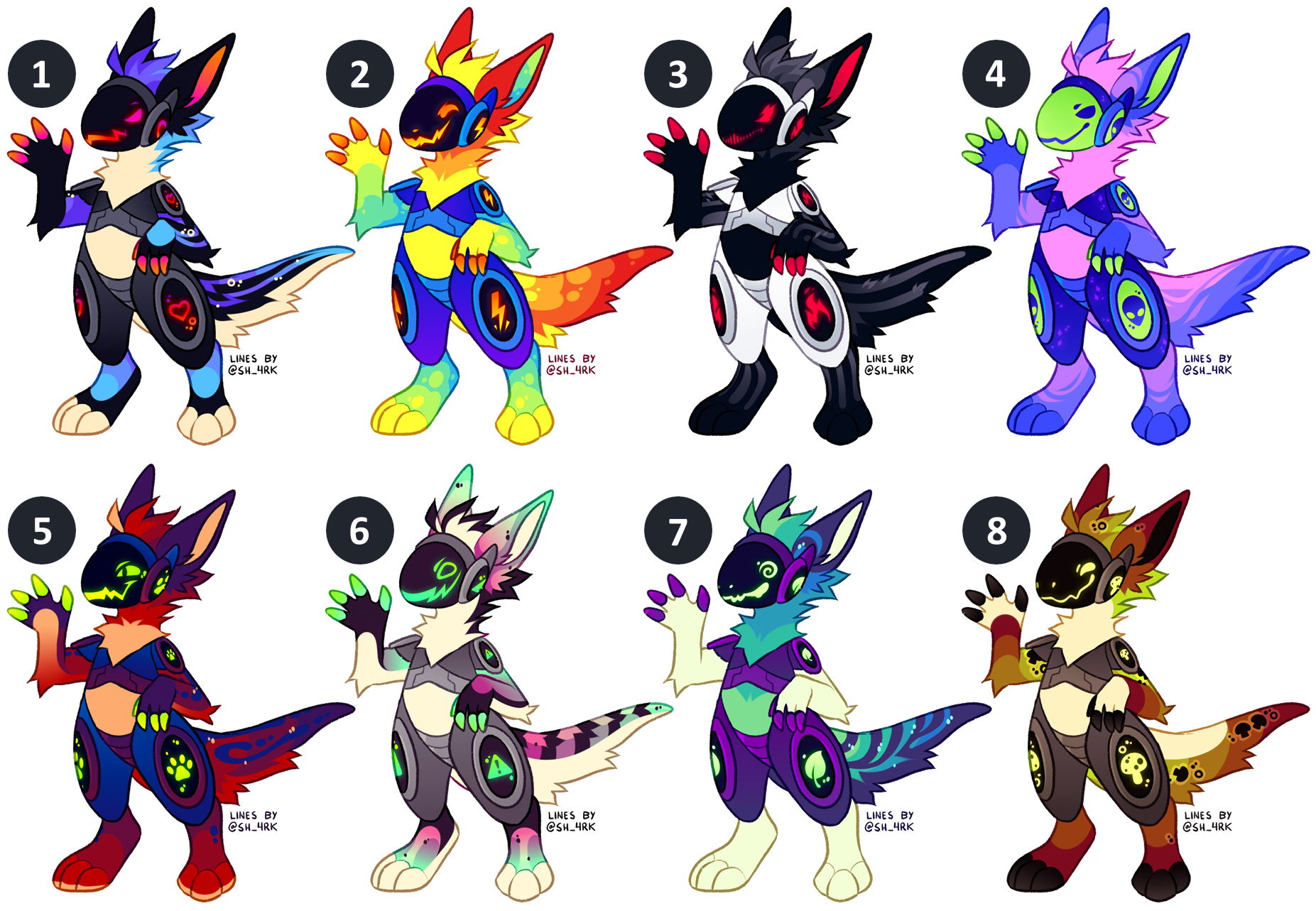 Protogen Adopts Set Price | CLOSED by Owiru on DeviantArt