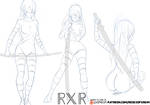 Sword Pose Set #1 Patreon by ROSExOFxREIM