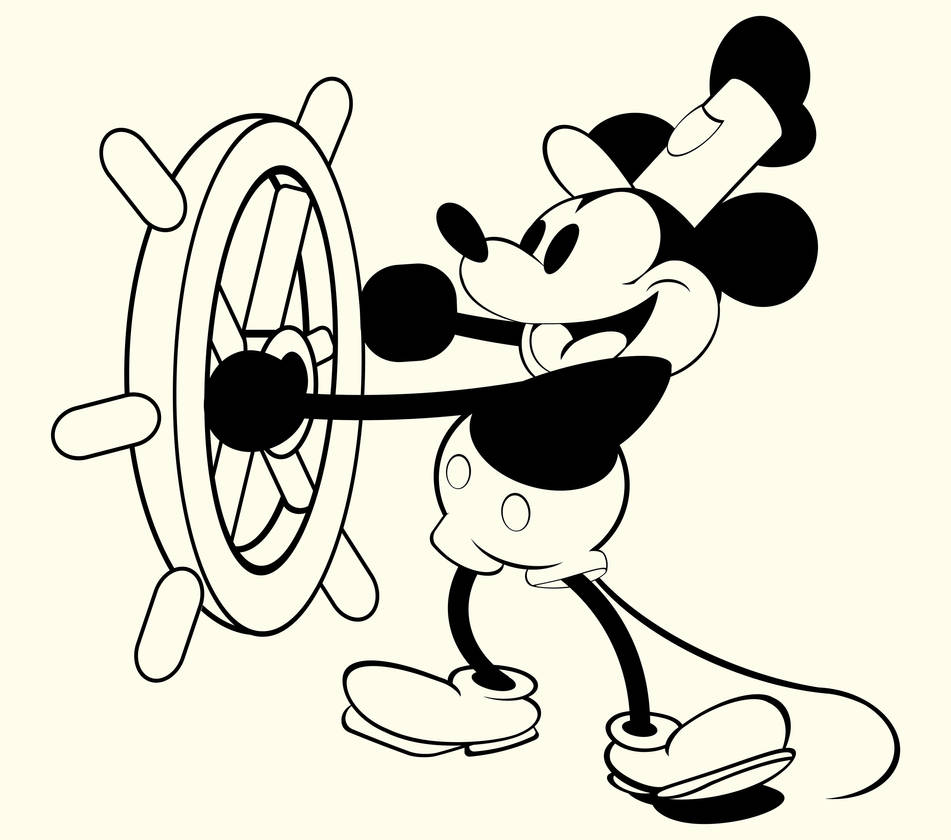 Пароход уилли 1928. Steamboat Willie 1928. Mickey Mouse Steamboat Willie.
