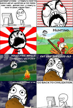 No Internet Situation (Rage Comic 46)