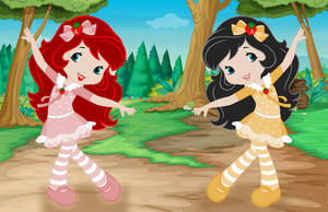 Strawberry-shortcake-character-as-ariel-and-melody