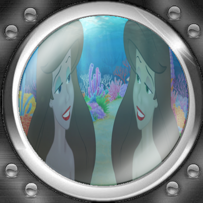 Ariel as Young Morgana and Ursula by Serena7718 on DeviantArt