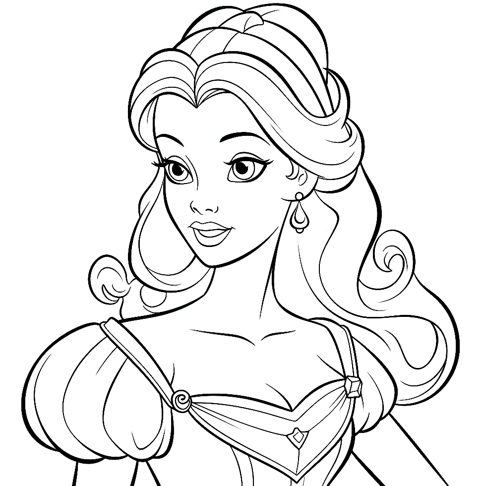 Princess Or Coloring Princess-coloring-page by Serena7718 on DeviantArt