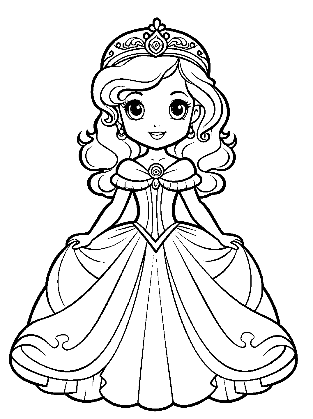 Princess-Coloring-Page-46 by Serena7718 on DeviantArt