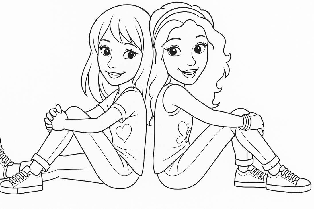 Friends Line Art by Serena7718 on DeviantArt