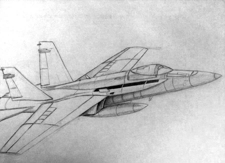 F18 Super Hornet Sketch by Master-Davinci on DeviantArt