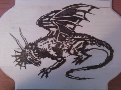 Pyrography - Dragon