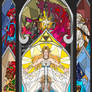 Legend of Zelda Stained Glass art