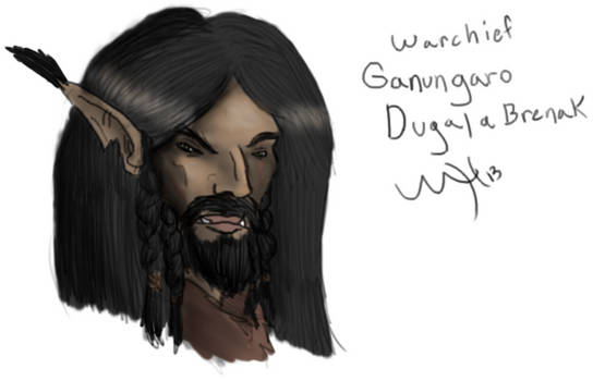 Warchief Ganungaro Dugalabrenak - Portrait