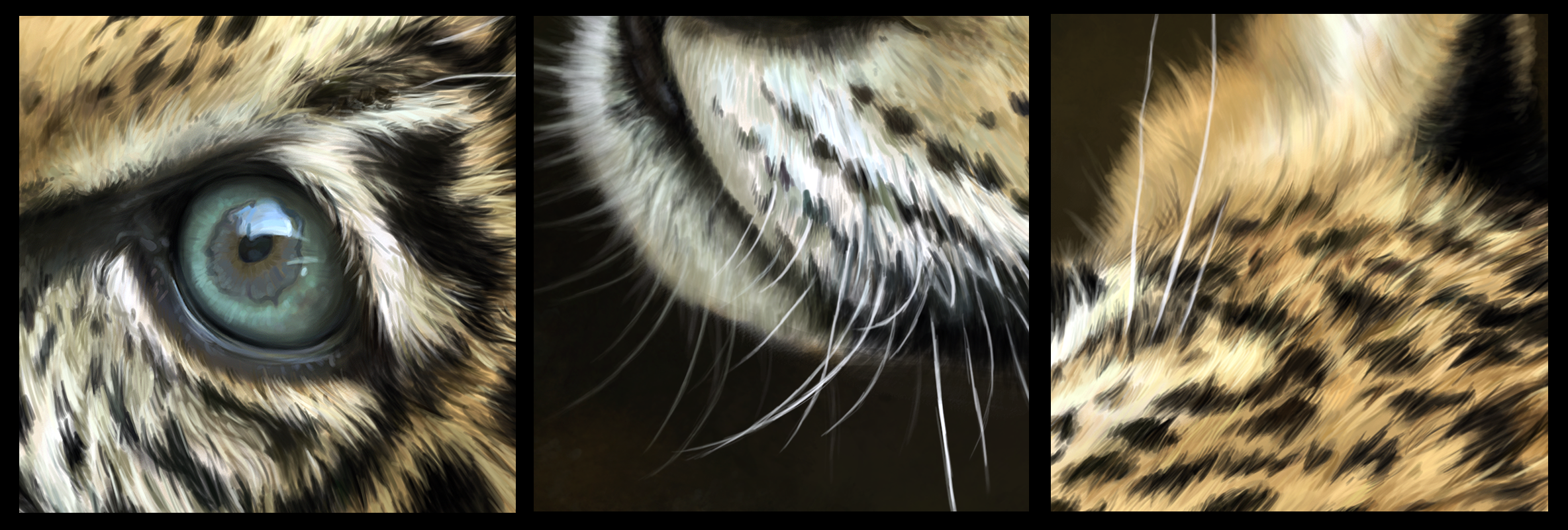 Jaguar Painting Close Ups