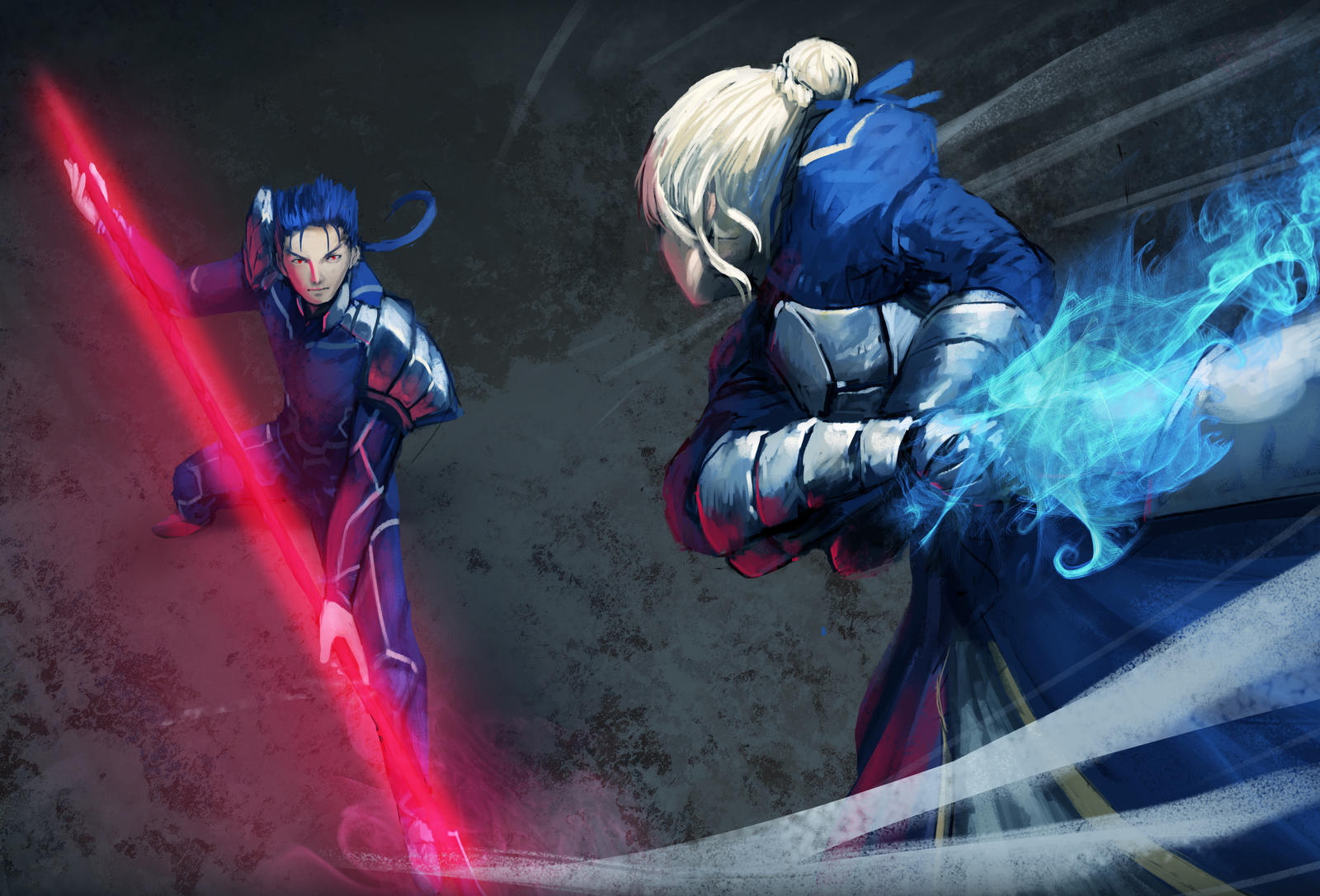 Saber vs Lancer