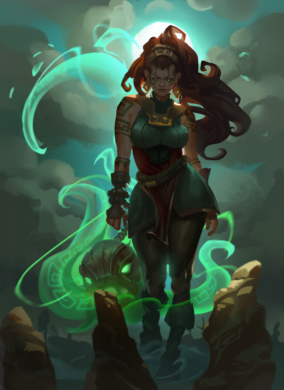 Image result for illaoi  League of legends, Personagens, Lol