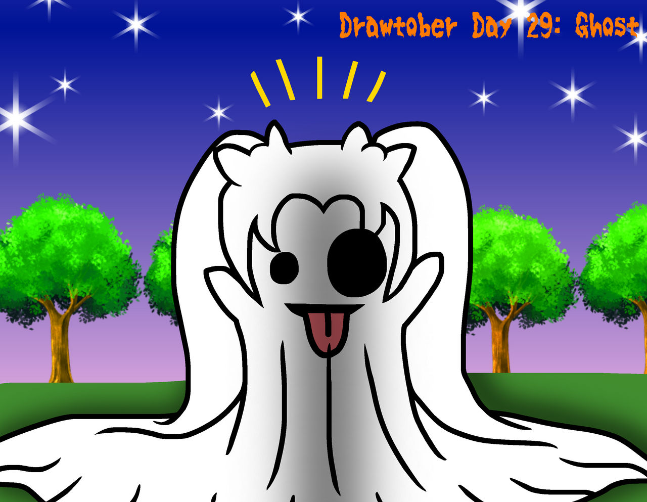 Drawtober Day 29: Ghost by Creaturecritter8940 on DeviantArt