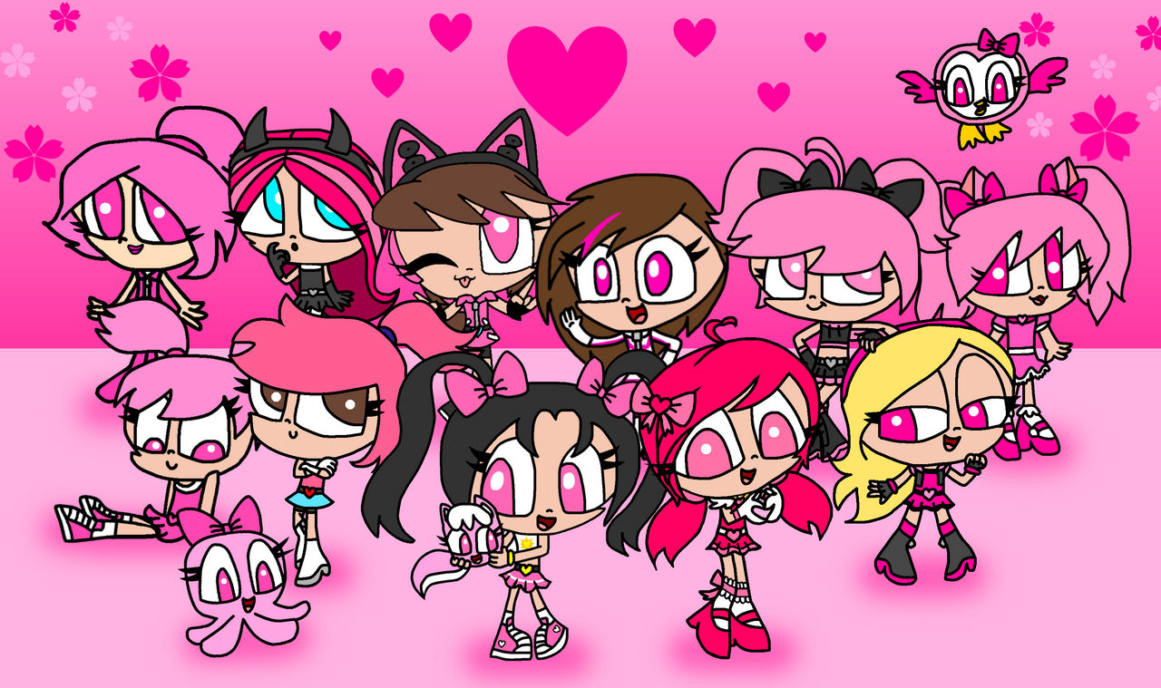 Girls in Pink by Creaturecritter8940 on DeviantArt