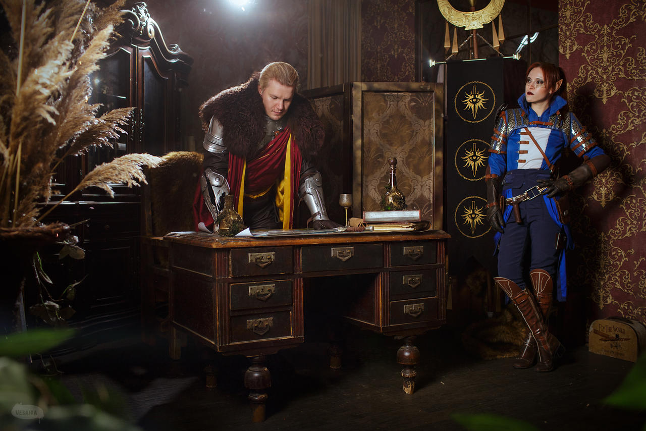 The Inquisitor and Cullen Stanton by ElenaVesania on DeviantArt