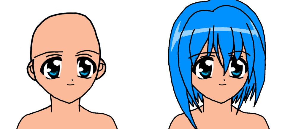 Anime base with hair! by vividnines2007 on DeviantArt