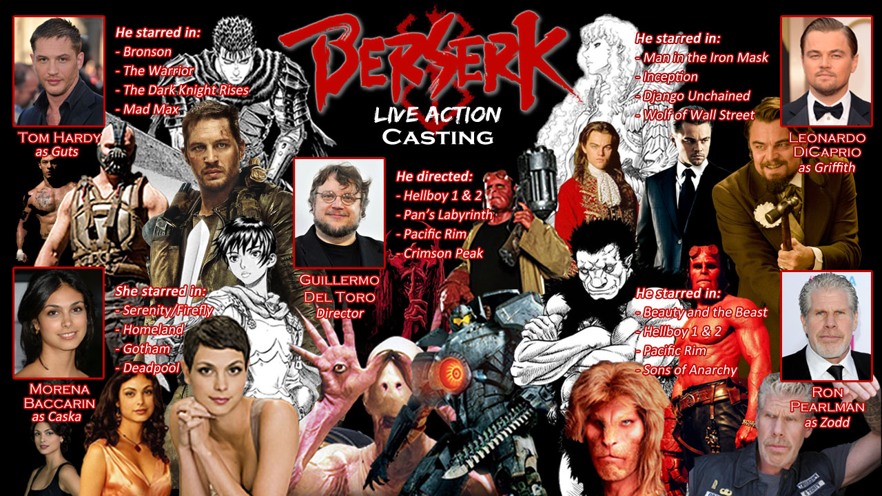 Berserk live action Netflix Fan Casting on myCast