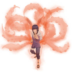 Hinata the 9-Tails Jinchuuriki by Prinzack