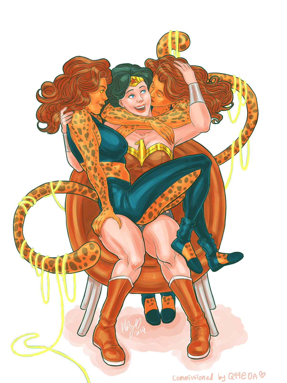 Wonder Woman's Cheetahs by Colours07