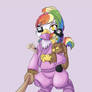 NMN Pirate-Ninja Rainbow Feather by Alasou