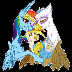 Rainbow Family Togethernes by shimmering--sunlight