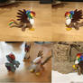 Rainbow Feather Figure by amodwithoutamark