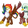 Rainbow Feather And Greta By CherryEssence