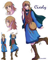 Cicely character design, arc 1