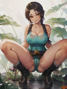 Lara Croft - AI generated