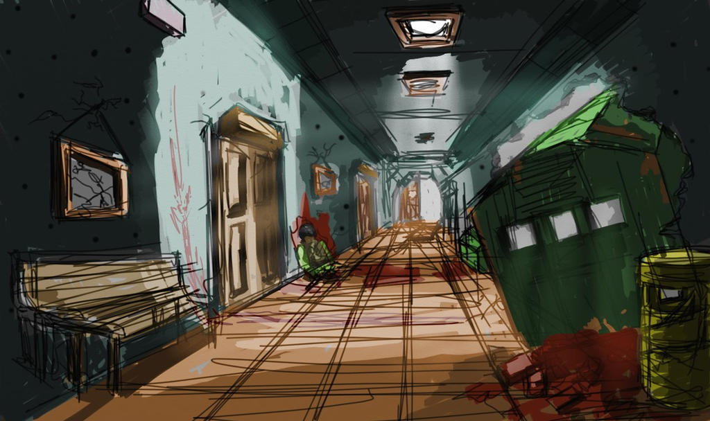 Infested Zombie Building Zombie Rampaged Building Concept by ashleyshipp on DeviantArt