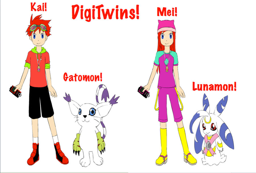 My Digimon Twin OCs! by LOKavatarATLA on DeviantArt