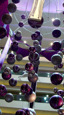 purple spangly balls