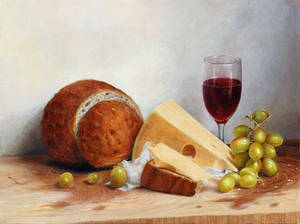 bread and grapes