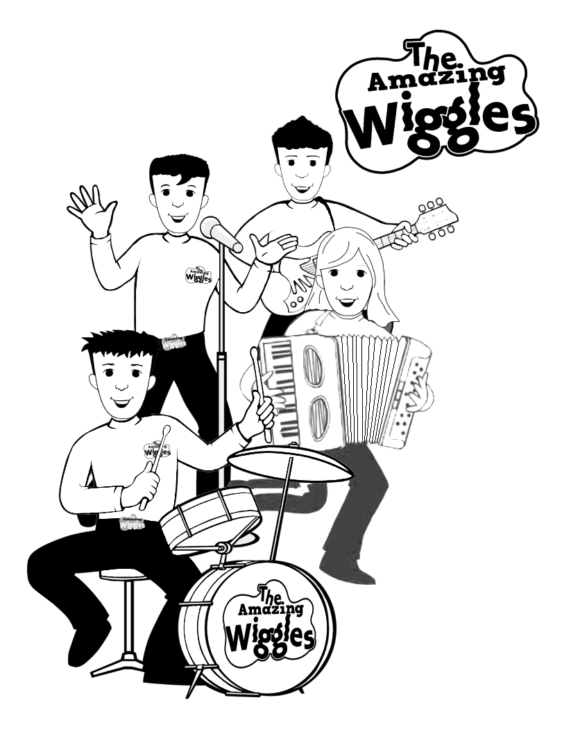 Wiggles Coloring Pages Printable
