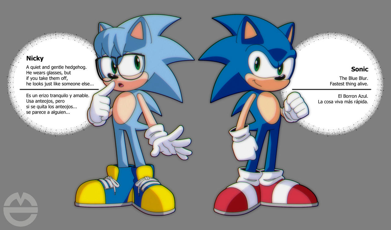 Sonic and Nicky - modern style by ABluGreen on DeviantArt
