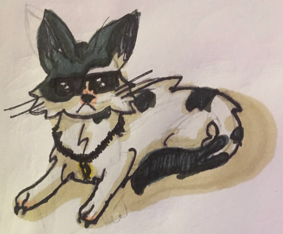 drip cat by Thistle-The-Leafwing on DeviantArt