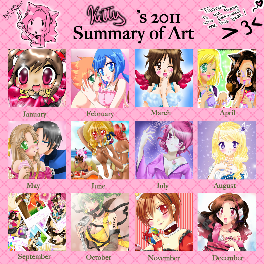 Kitty's 2011 art summary