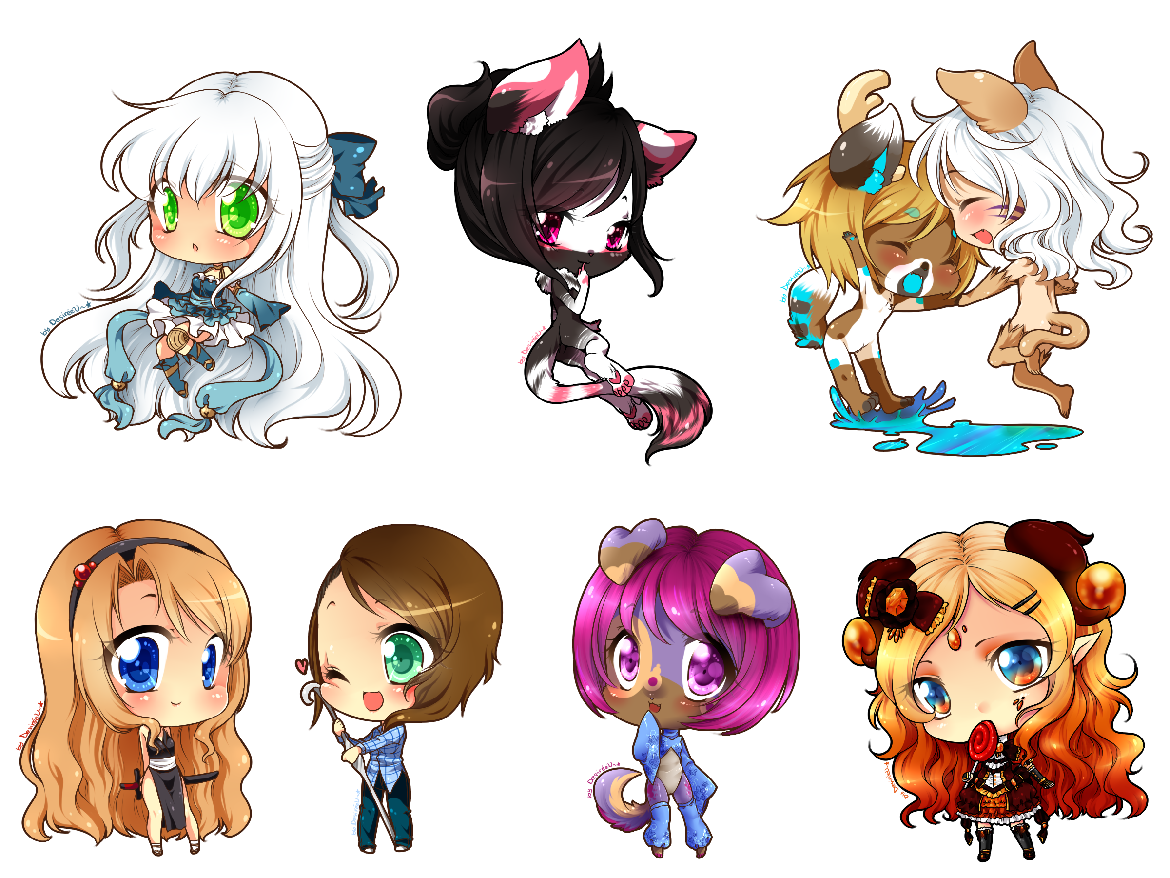 Chibi commissions batch