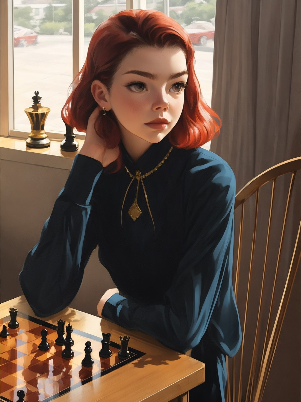 Beth Harmon (the Queen's gambit series) by ArtNuova on DeviantArt
