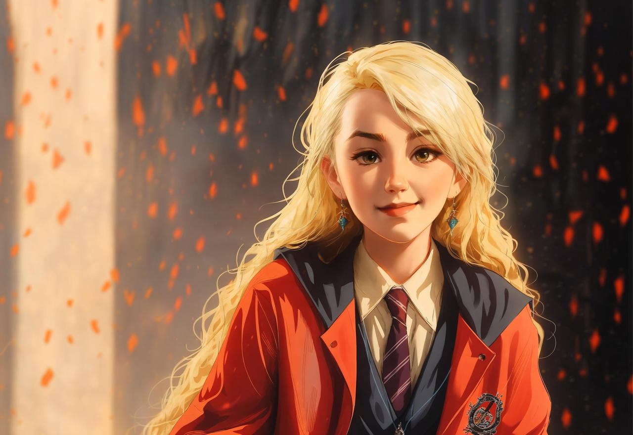 Luna Lovegood (Harry Potter series) by ArtNuova on DeviantArt