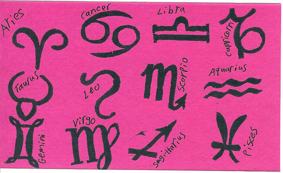 Zodiac Sign Stampers