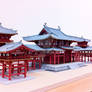 1:70 Scale Model of Phoenix Hall - Byodo-in Temple