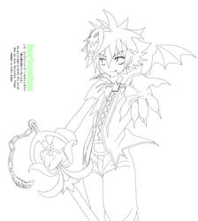 Buio Sora lineart