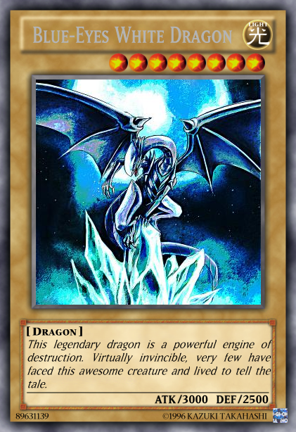 Blue-Eyes White Dragon (Alternate Art) by serenade87 on DeviantArt