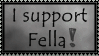 .: I support fella stamp:.