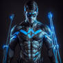 Nightwing in Tron legacy Style