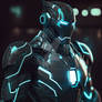 Iron Man (2) in the realm of Tron legacy